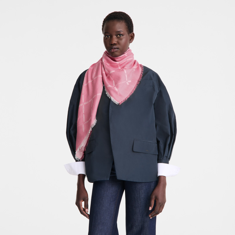 Longchamp | Le Roseau Stole Marshmallow - OTHER | Marshmallow