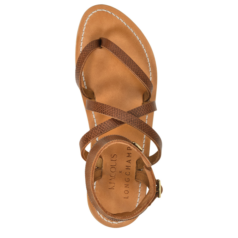 Longchamp | x K.Jacques Sandals Brown - Leather | Brown