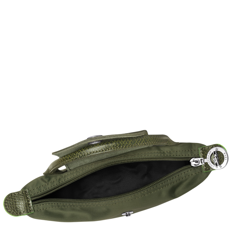 Longchamp | Le Pliage Green Pouch with handle Forest - Recycled canvas | Forest