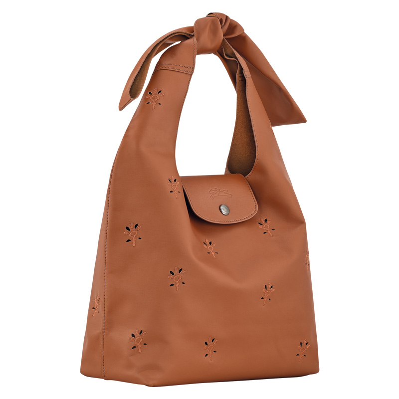 Longchamp | Le Pliage Xtra M Shoulder bag Cognac - Leather | Cognac