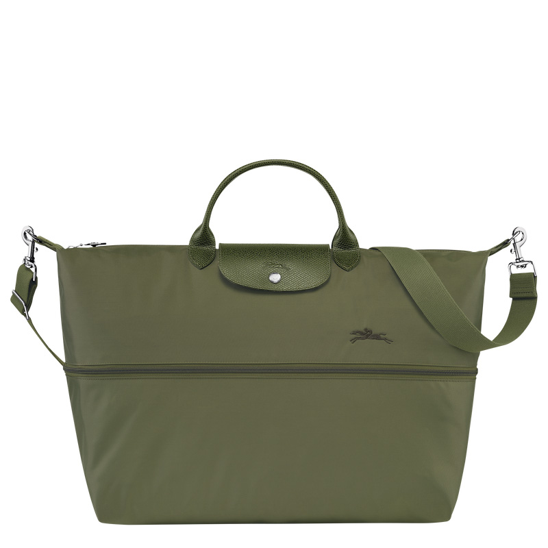 Longchamp | Le Pliage Green Travel bag expandable Forest - Recycled canvas | Forest