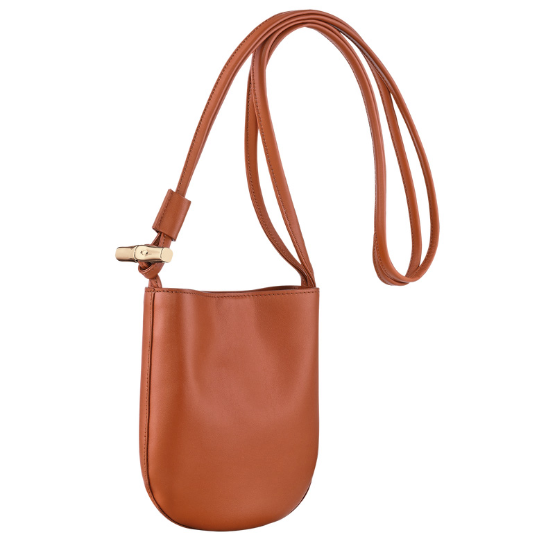 Longchamp | Le Roseau S Crossbody bag Bark - Leather | Bark