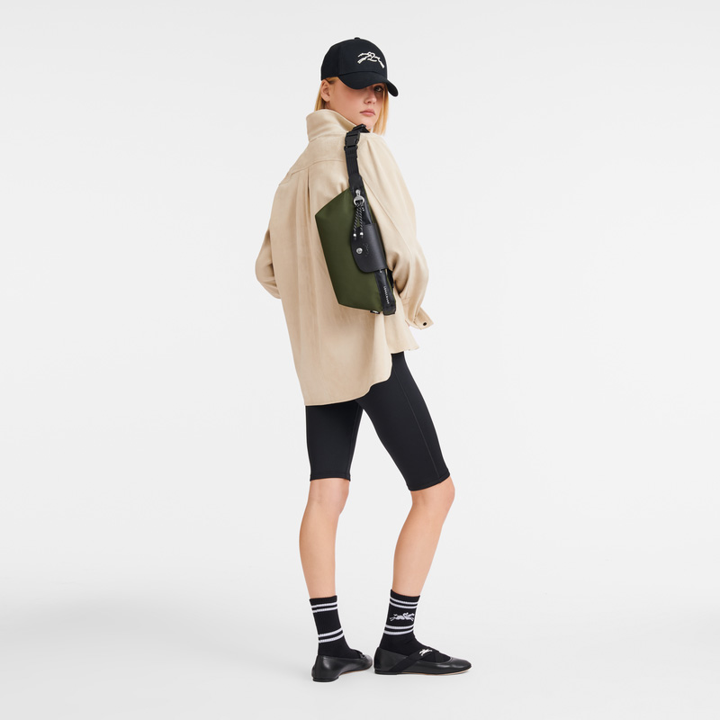 Longchamp | Le Pliage Energy M Belt bag Khaki - Canvas | Khaki