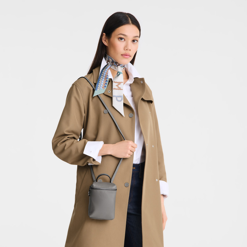 Longchamp | Le Pliage Xtra XS Crossbody bag Turtledove - Leather | Turtledove