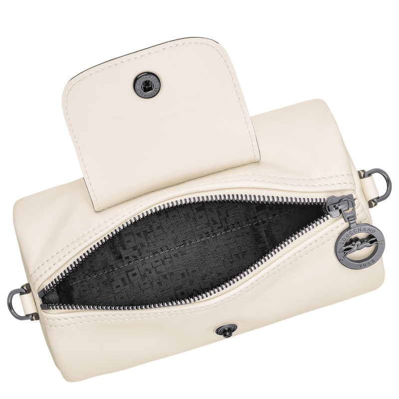 Longchamp | Le Pliage Xtra XS Crossbody bag Ecru - Leather | Ecru