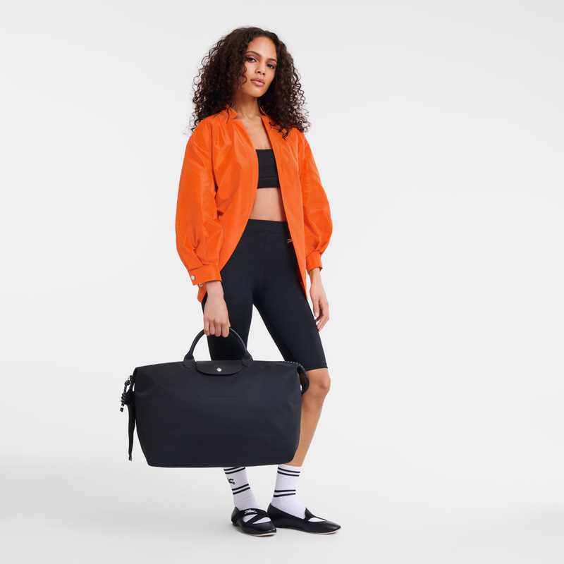 Longchamp | Le Pliage Energy L Travel bag Black - Recycled canvas | Black