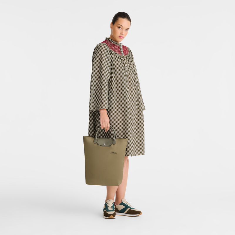 Longchamp | Le Pliage Green M Tote bag Artichoke - Canvas | Artichoke