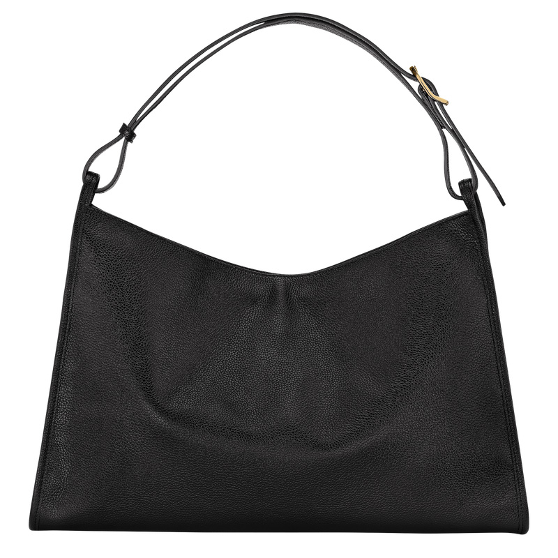 Longchamp | Le Foulonné XL Shoulder bag Black - Leather | Black