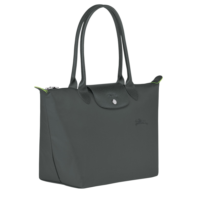 Longchamp | Le Pliage Green M Tote bag Graphite - Recycled canvas | Graphite