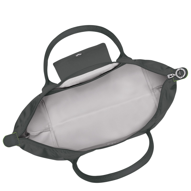 Longchamp | Le Pliage Green M Tote bag Graphite - Recycled canvas | Graphite
