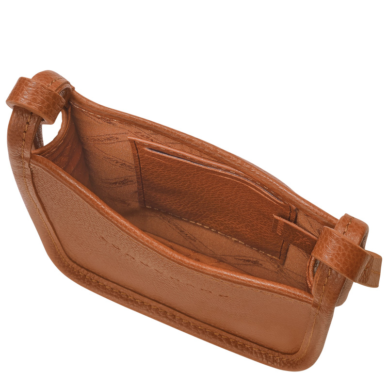 Longchamp | Le Foulonné Phone case Caramel - Leather | Caramel