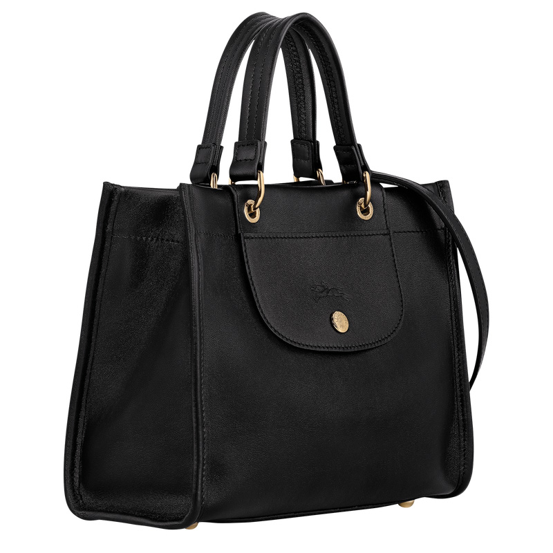Longchamp | Cabas S Handbag Black - Leather | Black