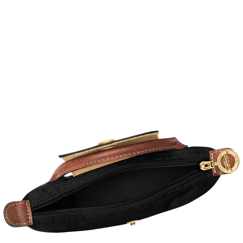 Longchamp | Le Pliage Original Pouch with handle Black - Recycled canvas | Black
