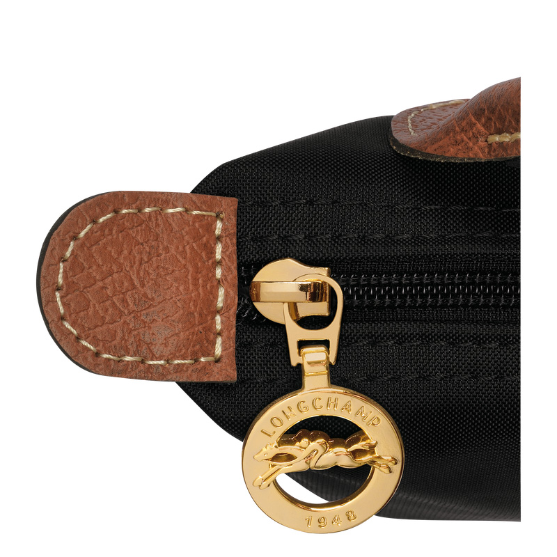 Longchamp | Le Pliage Original Pouch with handle Black - Recycled canvas | Black
