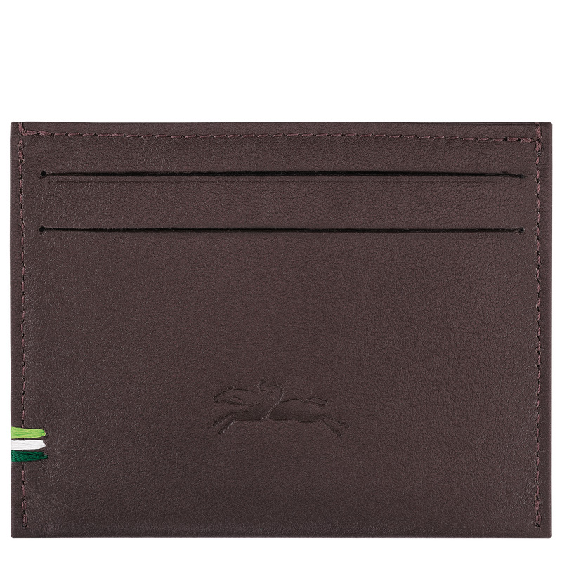 Longchamp | sur Seine Card holder Mocha - Leather | Mocha