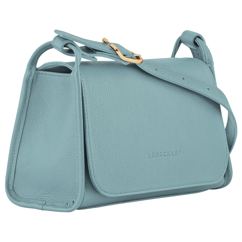 Longchamp | Le Foulonné M Crossbody bag Eucalyptus - Leather | Eucalyptus