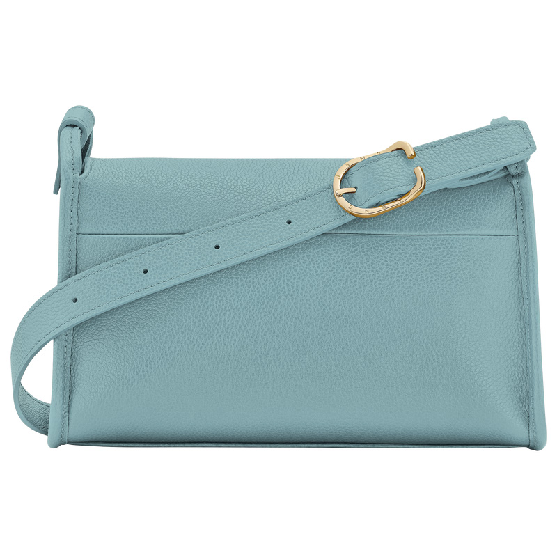 Longchamp | Le Foulonné M Crossbody bag Eucalyptus - Leather | Eucalyptus