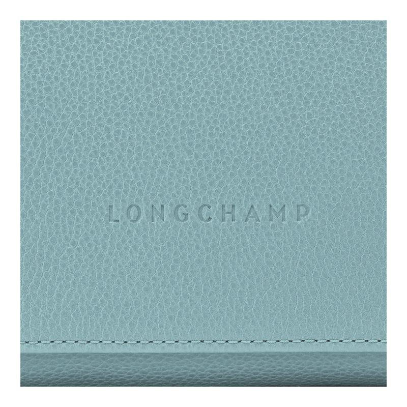 Longchamp | Le Foulonné M Crossbody bag Eucalyptus - Leather | Eucalyptus
