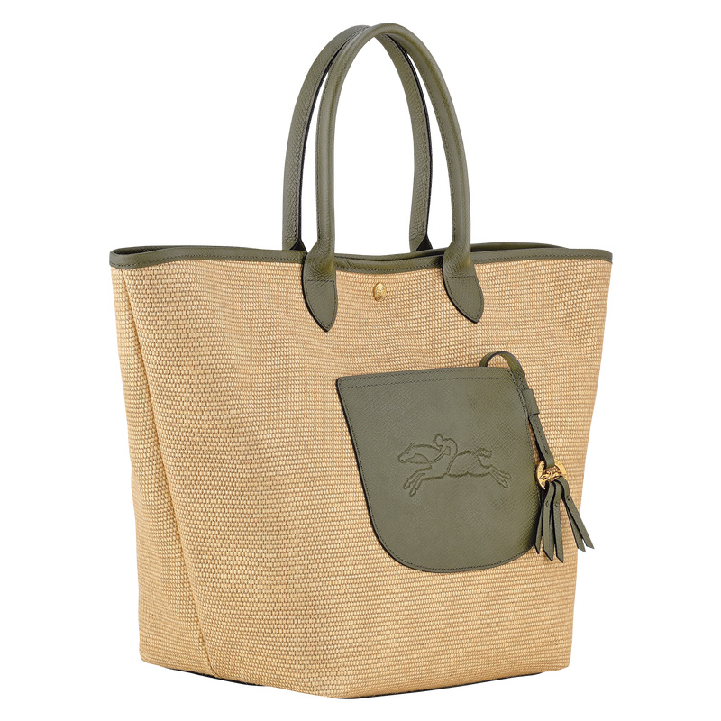 Longchamp | Le Pliage Collection L Basket bag Artichoke - Canvas | Artichoke