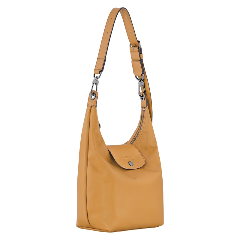 Longchamp | Le Pliage Xtra M Shoulder bag Honey - Leather | Honey