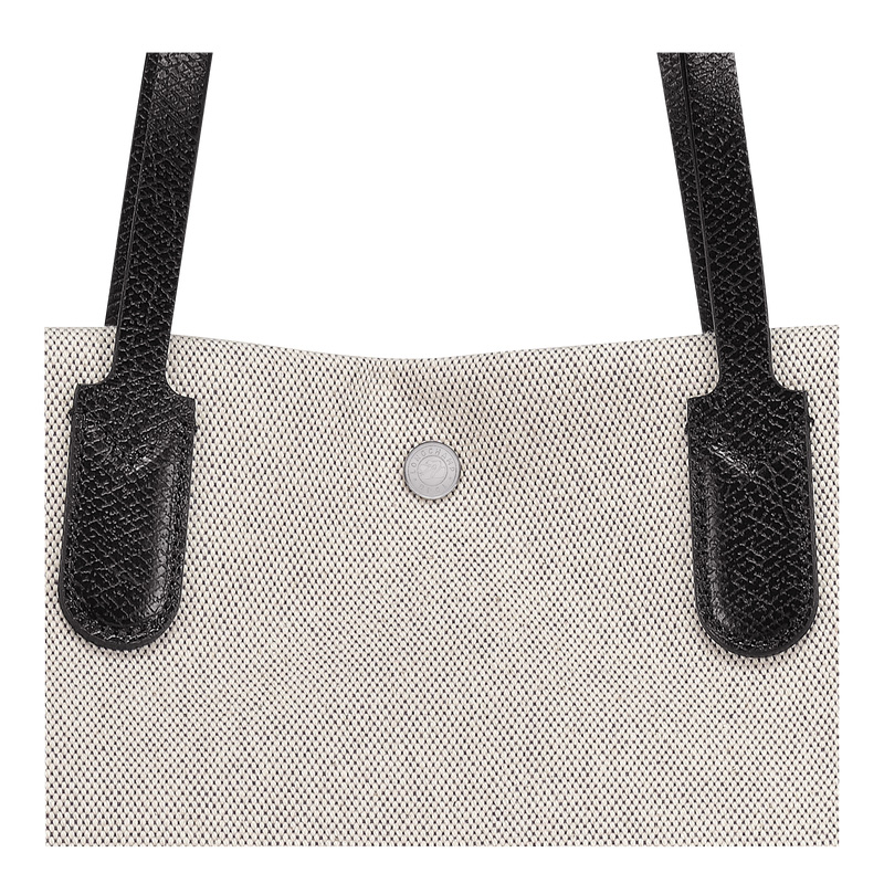 Longchamp | Essential L Tote bag Ecru - Canvas | Ecru