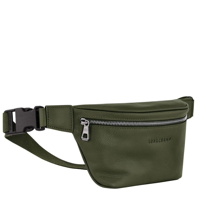 Longchamp | Le Foulonné M Belt bag Khaki - Leather | Khaki