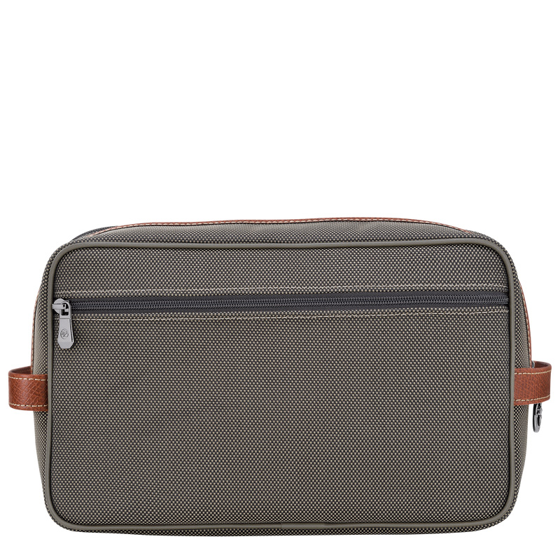 Longchamp | Boxford Toiletry case Brown - Recycled canvas | Brown