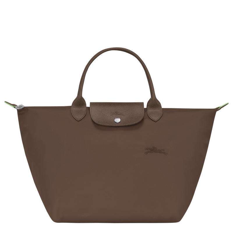 Longchamp | Le Pliage Green M Handbag Terra - Recycled canvas | Terra