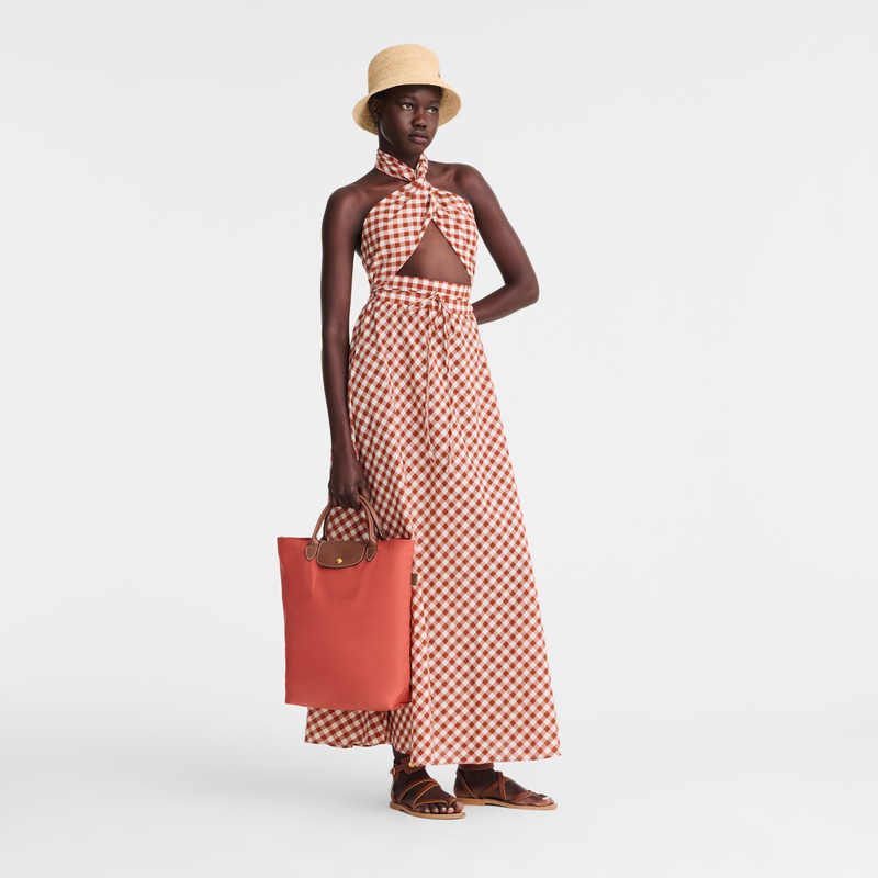 Longchamp | Le Pliage Original M Tote bag Tomato - Canvas | Tomato