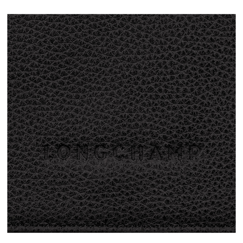 Longchamp | Le Foulonné Wallet Black - Leather | Black