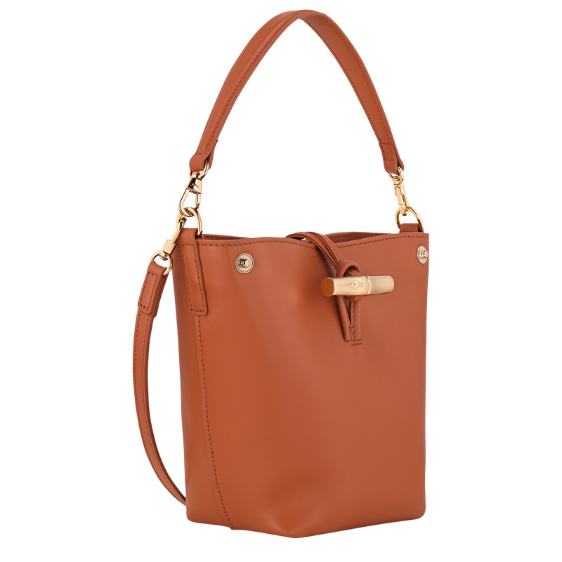 Longchamp | Le Roseau XS Bucket bag Bark - Leather | Bark