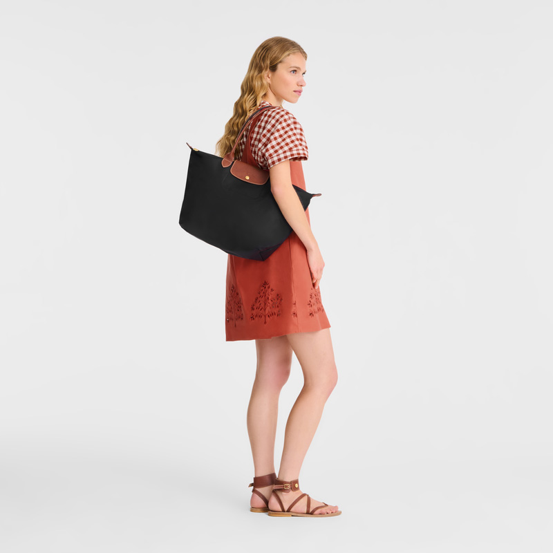 Longchamp | Le Pliage Original L Tote bag Black - Recycled canvas | Black