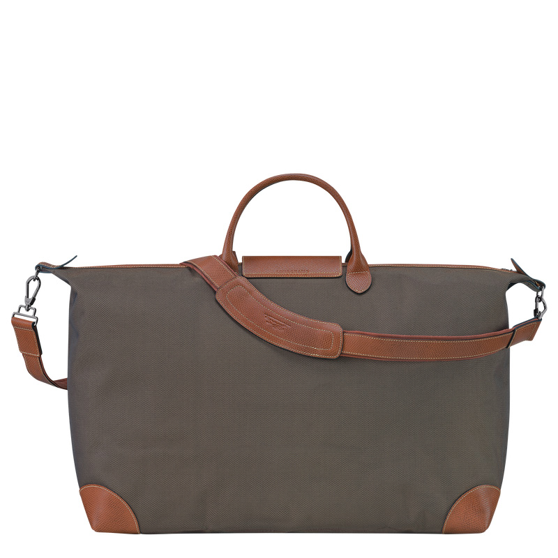 Longchamp | Boxford XL Travel bag Brown - Recycled canvas | Brown