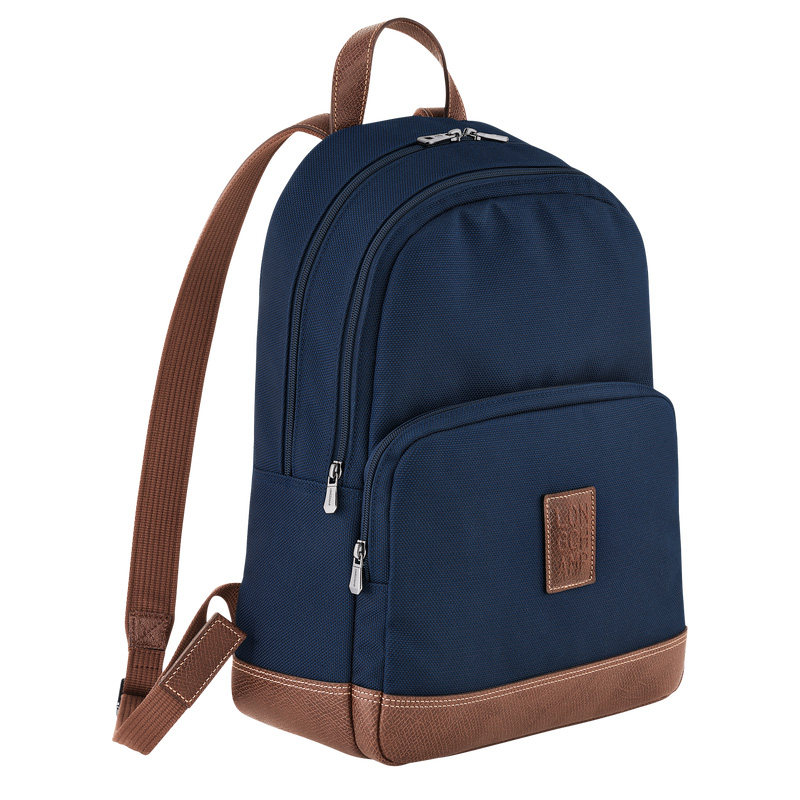 Longchamp | Boxford Backpack Blue - Recycled canvas | Blue