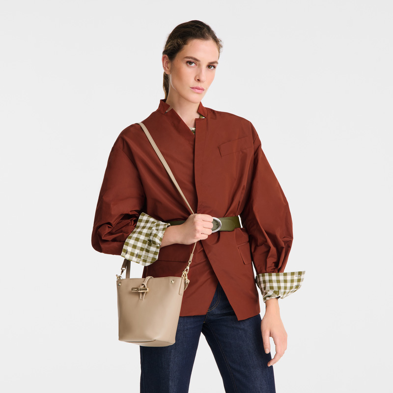 Longchamp | Le Roseau XS Bucket bag Root - Leather | Root