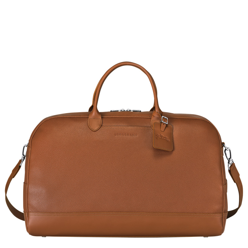 Longchamp | Le Foulonné L Travel bag Caramel - Leather | Caramel