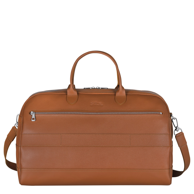 Longchamp | Le Foulonné L Travel bag Caramel - Leather | Caramel