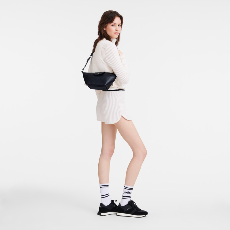 Longchamp | Le Pliage Xtra XS Crossbody bag Black - Leather | Black