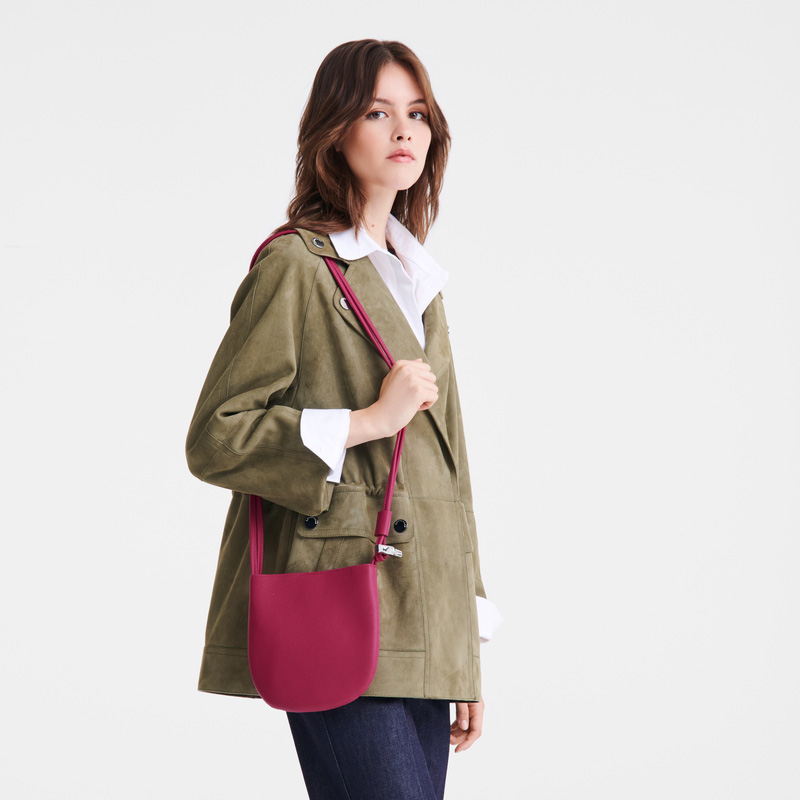 Longchamp | Le Roseau S Crossbody bag Beetroot - Leather | Beetroot