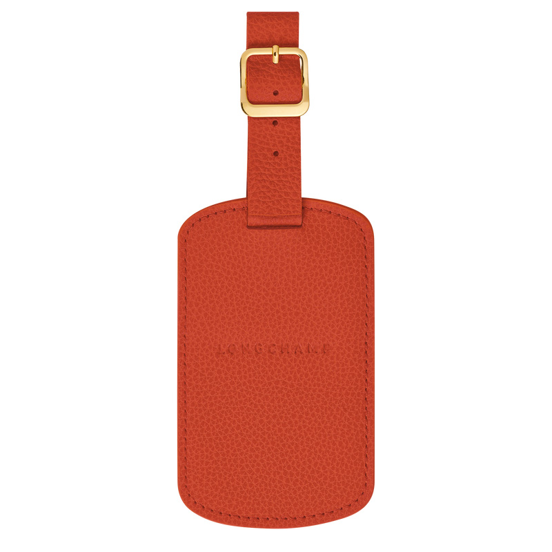 Longchamp | Le Foulonné Luggage tag Paprika - Leather | Paprika