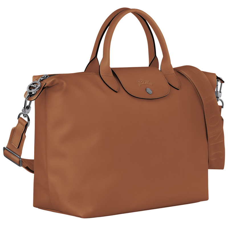 Longchamp | Le Pliage Xtra L Handbag Cognac - Leather | Cognac