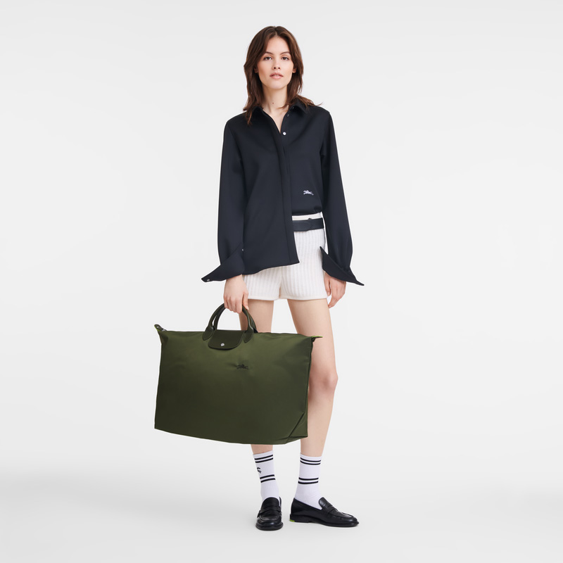 Longchamp | Le Pliage Green XL Travel bag Forest - Recycled canvas | Forest