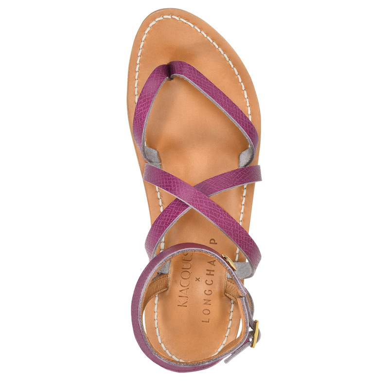 Longchamp | x K.Jacques Sandals Violet - Leather | Violet