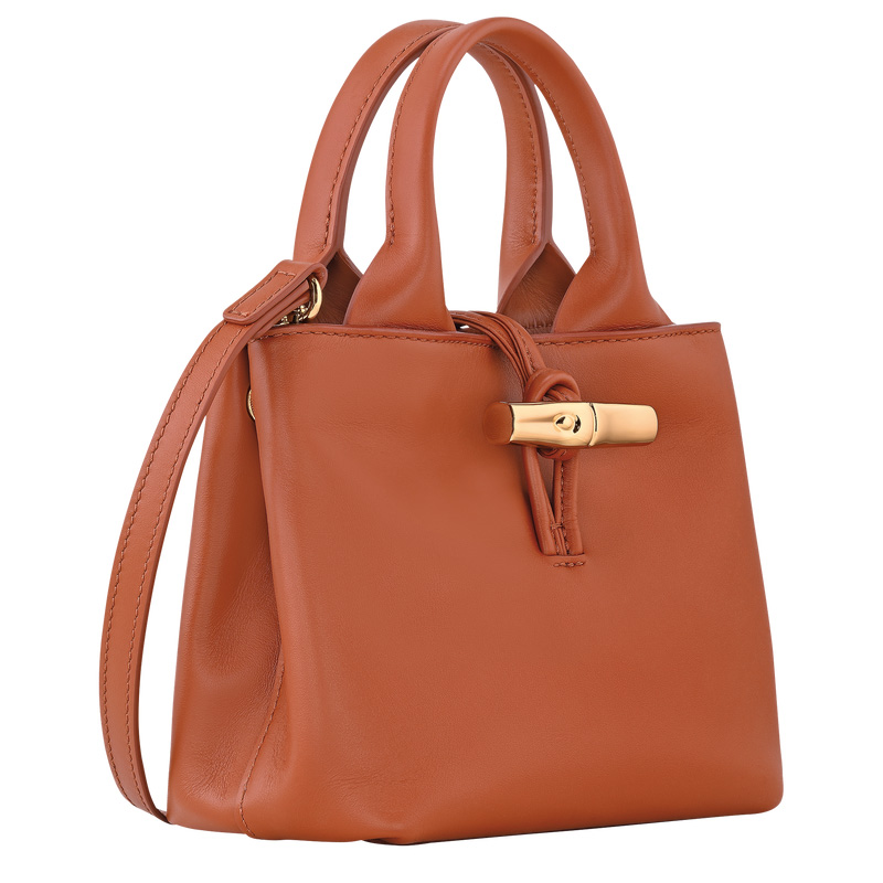 Longchamp | Le Roseau XS Handbag Bark - Leather | Bark