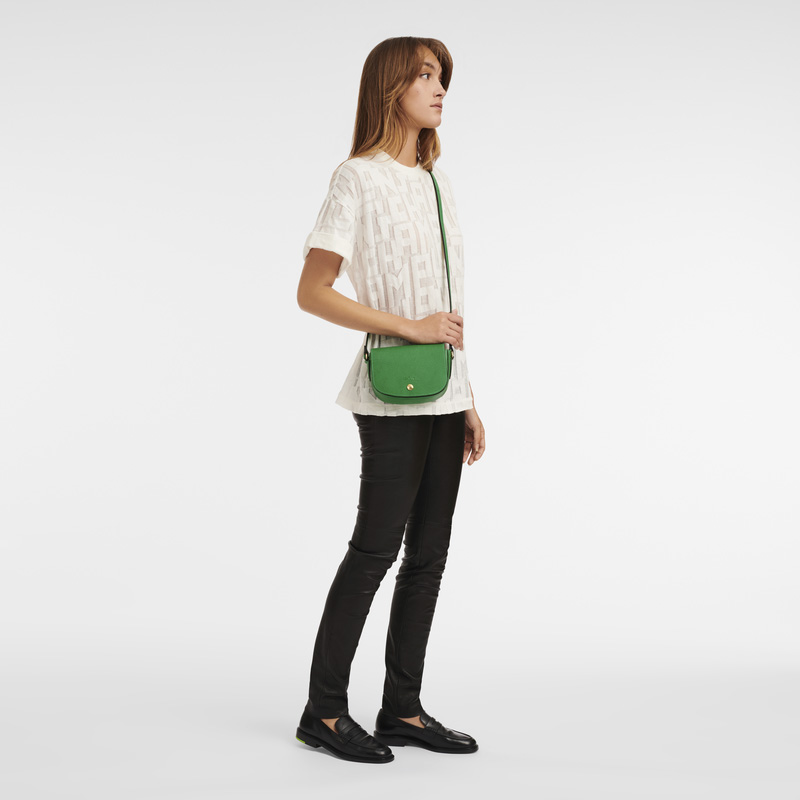 Longchamp | Épure XS Crossbody bag Green - Leather | Green