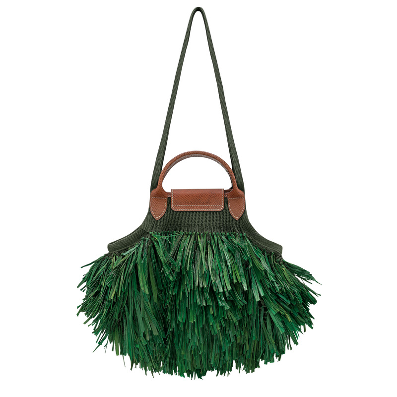 Longchamp | Le Pliage Filet L Mesh bag Khaki - Canvas | Khaki